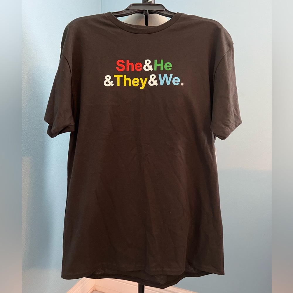 She & He & They & We. Phluid Project PRIDE Collection * Rainbow * Unisex T-Shirt